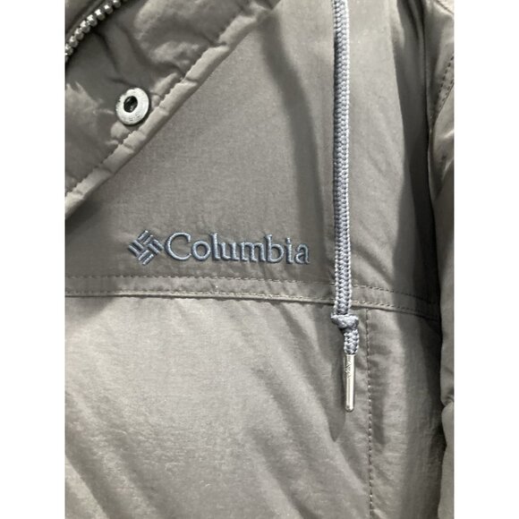 Columbia Brown Coat Womens L Brown Thermal Coil Insulated Parka Gorpcore Outdoor - Picture 6 of 12